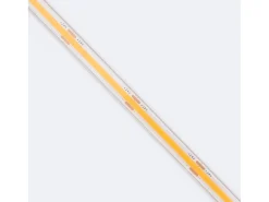 Tira LED 24V COB 320 LED/m 5m 10W/m 1000lm/m Ancho 10mm Corte 5cm IP65 CRI90 6000K Blanco Frío