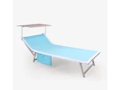 Toalla para tumbona de playa y piscina matrimonial grande XL de microfibra con 2 bolsillos