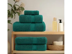 Toallas de baño 10 uds 100% algodón verde 100x150 cm 600 gsm ES667791