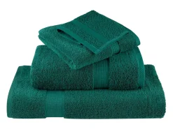 Toallas de baño 10 uds 100% algodón verde 100x150 cm 600 gsm ES667791
