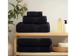 Toallas de baño 4 uds 100% algodón verde 100x150 cm 600 gsm ES652809