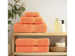 Toallas de baño 4 uds 100% algodón verde 100x150 cm 600 gsm ES766661