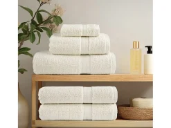 Toallas de baño 4 uds 100% algodón verde 100x150 cm 600 gsm ES488481