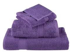 Toallas de baño 4 uds 100% algodón verde 100x150 cm 600 gsm ES344133