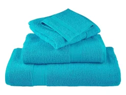 Toallas de baño 10 uds 100% algodón verde 100x150 cm 600 gsm ES147891