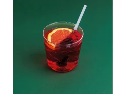 Vaso medidor Spritzometer - Juego de 2 vasos + dispensador Spritz, vidrio decorado, fabricado en Italia - Zafferano Italia