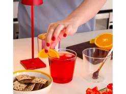 Vaso medidor Spritzometer - Juego de 2 vasos + dispensador Spritz, vidrio decorado, fabricado en Italia - Zafferano Italia
