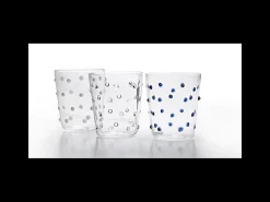 Vaso Zafferano para fiesta, color rojo, 45 cl, juego de 6 piezas