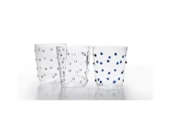 Vaso Zafferano para fiestas, color rosa, 45 cl, juego de 6 piezas