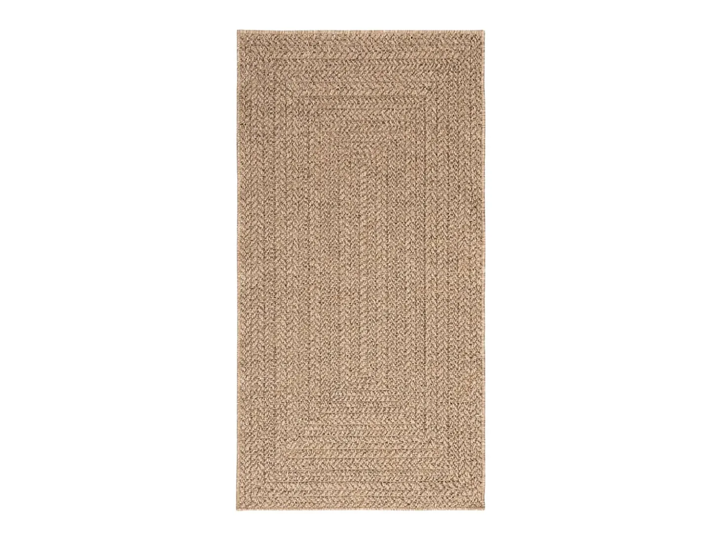 Veno Alfombra ZIZUR apariencia de yute interior y exterior 80x150 cm