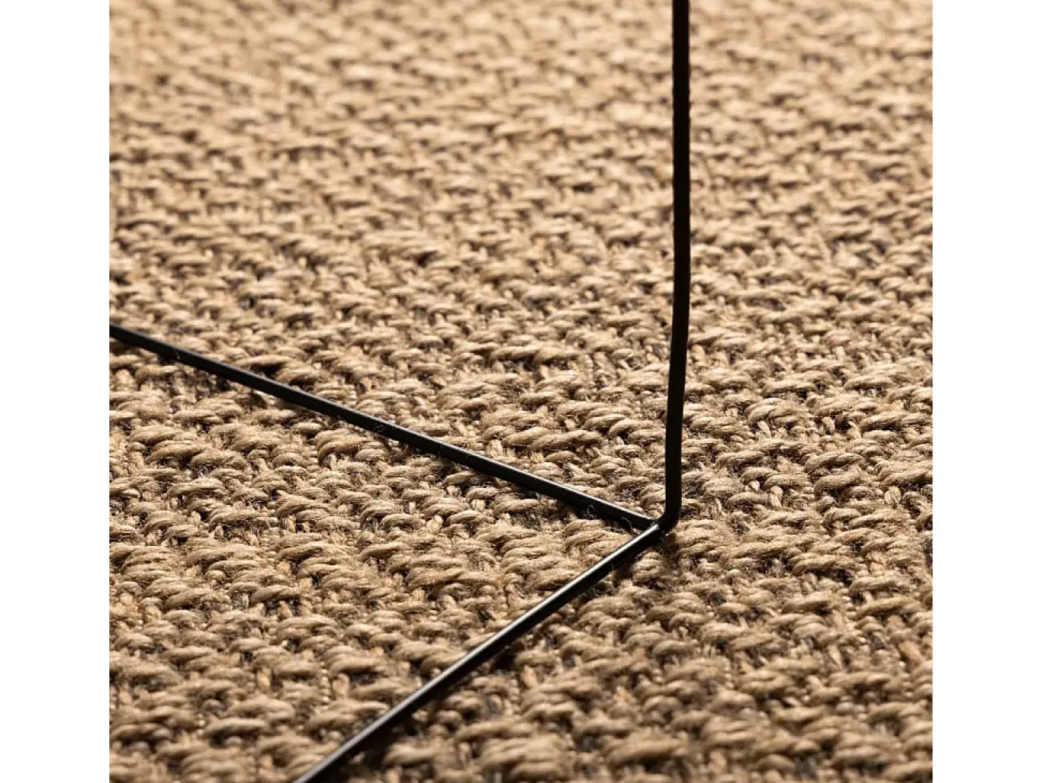 Veno Alfombra ZIZUR apariencia de yute interior y exterior 80x150 cm