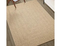 Veno Alfombra ZIZUR apariencia de yute interior y exterior 60x110 cm