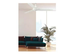 Ventilador Ac Eco Indus Blanco 3 Velocidades Controlador Pared Faro