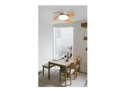 Ventilador Dc Aloha Blanco Led Integrado Intensidad Regulable Mantra
