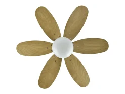 Ventilador Dc Alves Blanco E27 Control Remoto Y Temporizador