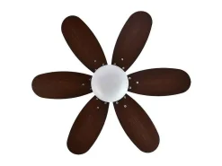 Ventilador Dc Alves Dorado E27 Control Remoto Y Temporizador
