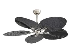 Ventilador Dc Chaw Niquel Led Cct Regulable Memoria Color