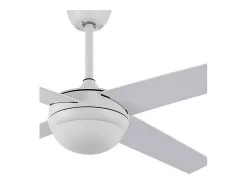 Ventilador Dc Ciro Cuero Nogal E27 Con Mando A Distancia
