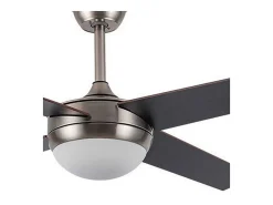 Ventilador Dc Ciro Cuero Nogal E27 Con Mando A Distancia
