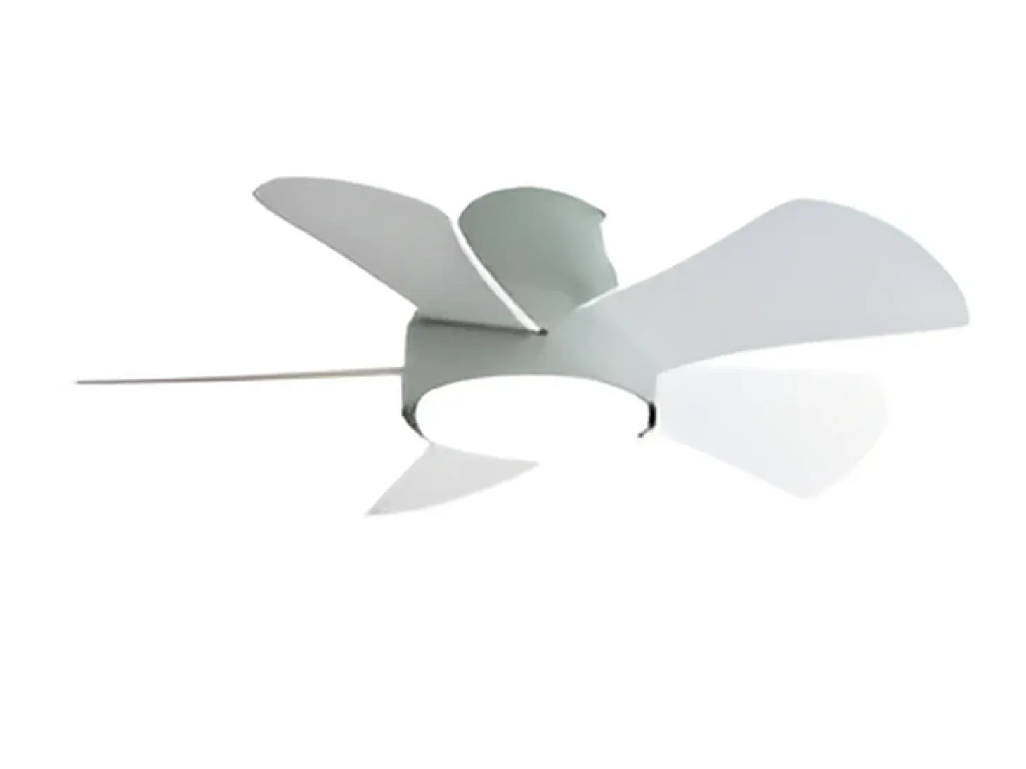 Ventilador Dc Gregario Verde Led 25w Cct Y Control Remoto