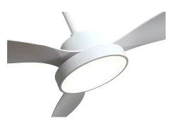 Ventilador Dc Hayate L Blanco Led Memoria De Color Y Temporizador