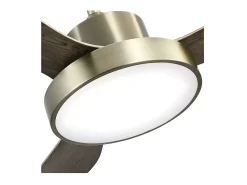 Ventilador Dc Hayate L Dorado Led Memoria De Color Y Temporizador