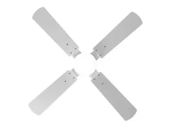 Ventilador Dc Hupe Blanco Led Cct Regulable Y Control Remoto