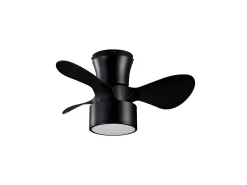 Ventilador Dc Olga Blanco Negro Led Memoria Color Temperatura Regulable