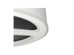 Ventilador Dc Tatiana Blanco Negro Led Integrado 3temperaturas Mando Distancia