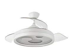 Ventilador Dc Turia Blanco Led 72w 3 Temperaturas