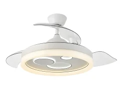 Ventilador Dc Turia Blanco Led 72w 3 Temperaturas