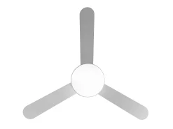 Ventilador Dc Umi Gris Led 3 Temperaturas Y Control Remoso