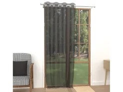 Visillo con ojales 135x250 cm ALIX negro