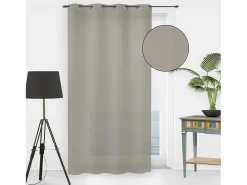 Visillo con ojales 135x250 cm NOEMIE taupe, por Soleil d'Ocre
