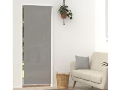 Visillo de lino para puerta de ventana francesa 70x200 cm LINO gris, por Soleil d'Ocre