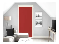 Visillo para puerta de ventana francesa 70x200 cm DOLLY rojo