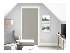 Visillo para puerta ventana 90x200 cm NOEMIE taupe, por Soleil d'Ocre