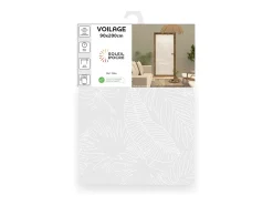 Visillo para puerta ventana 90x200 cm CELIA blanco, por Soleil d'Ocre