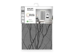 Visillo para ventana 60x160 cm LIANE gris, por Soleil d'Ocre