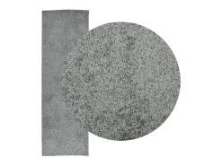 Vito Alfombra peluda de pelo largo moderna PAMPLONA verde 80x250 cm