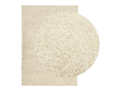 Vito Alfombra peluda de pelo largo moderna PAMPLONA dorado 160x230cm