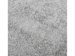 Vito Alfombra peluda de pelo largo moderna PAMPLONA gris 80x250 cm