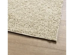 Vito Alfombra peluda de pelo largo moderna PAMPLONA dorado 160x160cm
