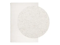 Vito Alfombra peluda de pelo largo moderna PAMPLONA crema 140x200 cm