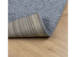 Vito Alfombra peluda de pelo largo moderna PAMPLONA azul 80x250 cm