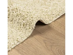 Vito Alfombra peluda de pelo largo moderna PAMPLONA dorado 140x200cm
