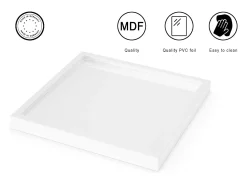 Vladon Cuenco decorativo Maya, moderno Plato decorativo cuadrado, (20 x 1,8 x 20 cm)