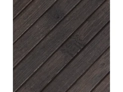Wakil Alfombra rectangular bambú marrón oscuro 100x100 cm