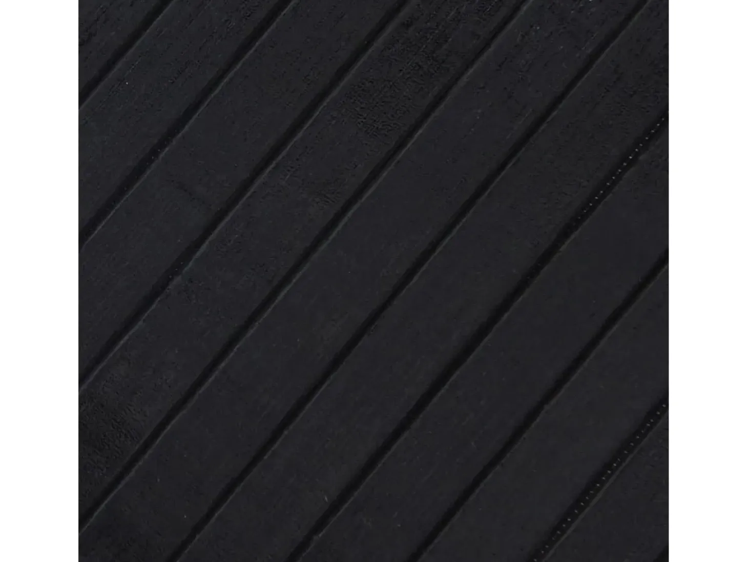 Wakil Alfombra rectangular bambú negro 100x200 cm