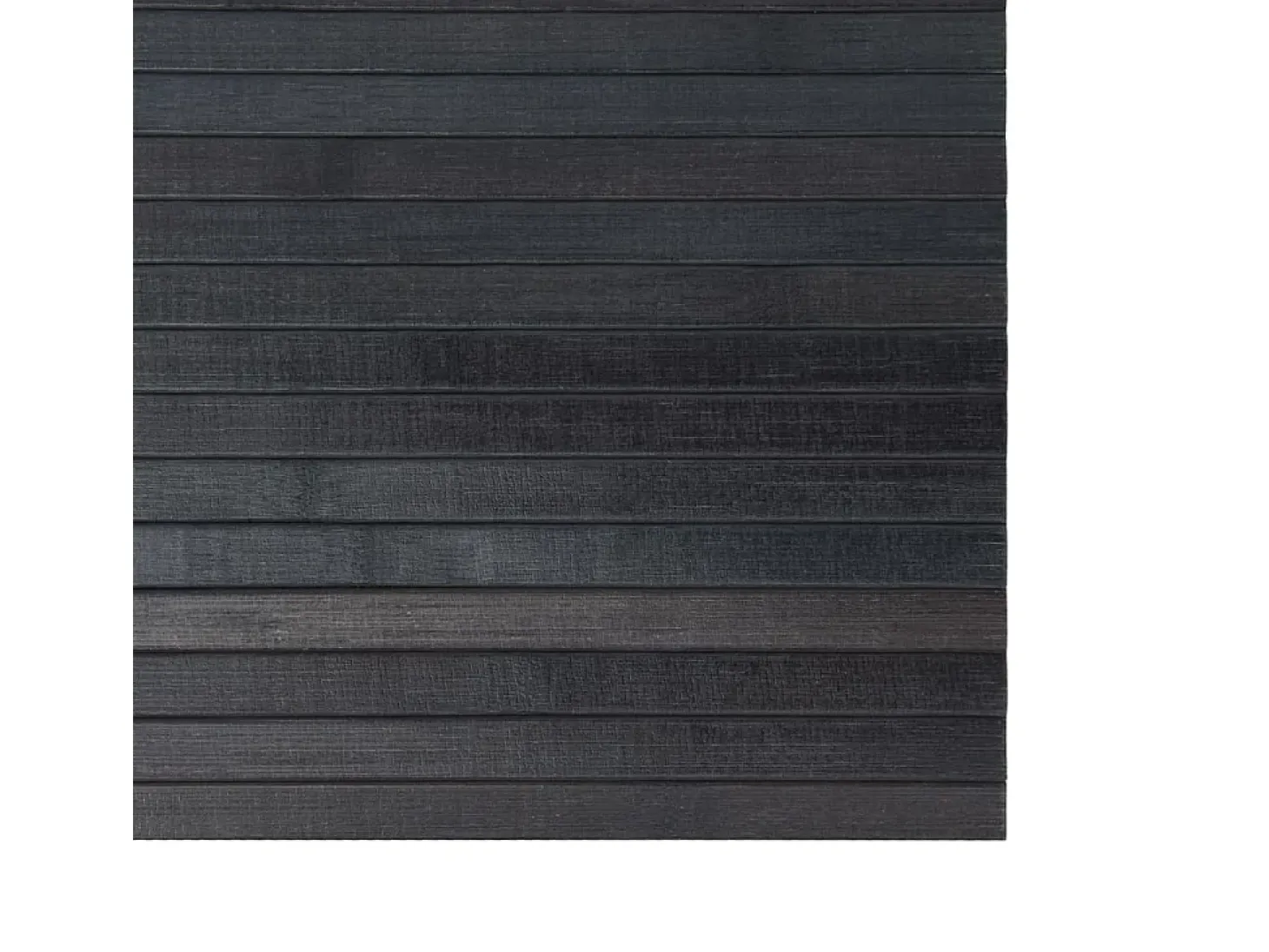 Wakil Alfombra rectangular bambú gris 100x300 cm